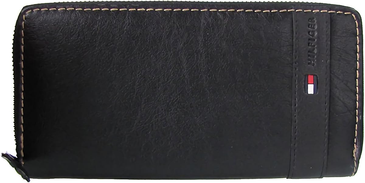 トミーヒルフィガー Tommy Hilfiger 財布 ラウンドファスナー 長財布 ブラック 31tl13x023 001 0091 5843 01 並行輸入品 財布 Amazon