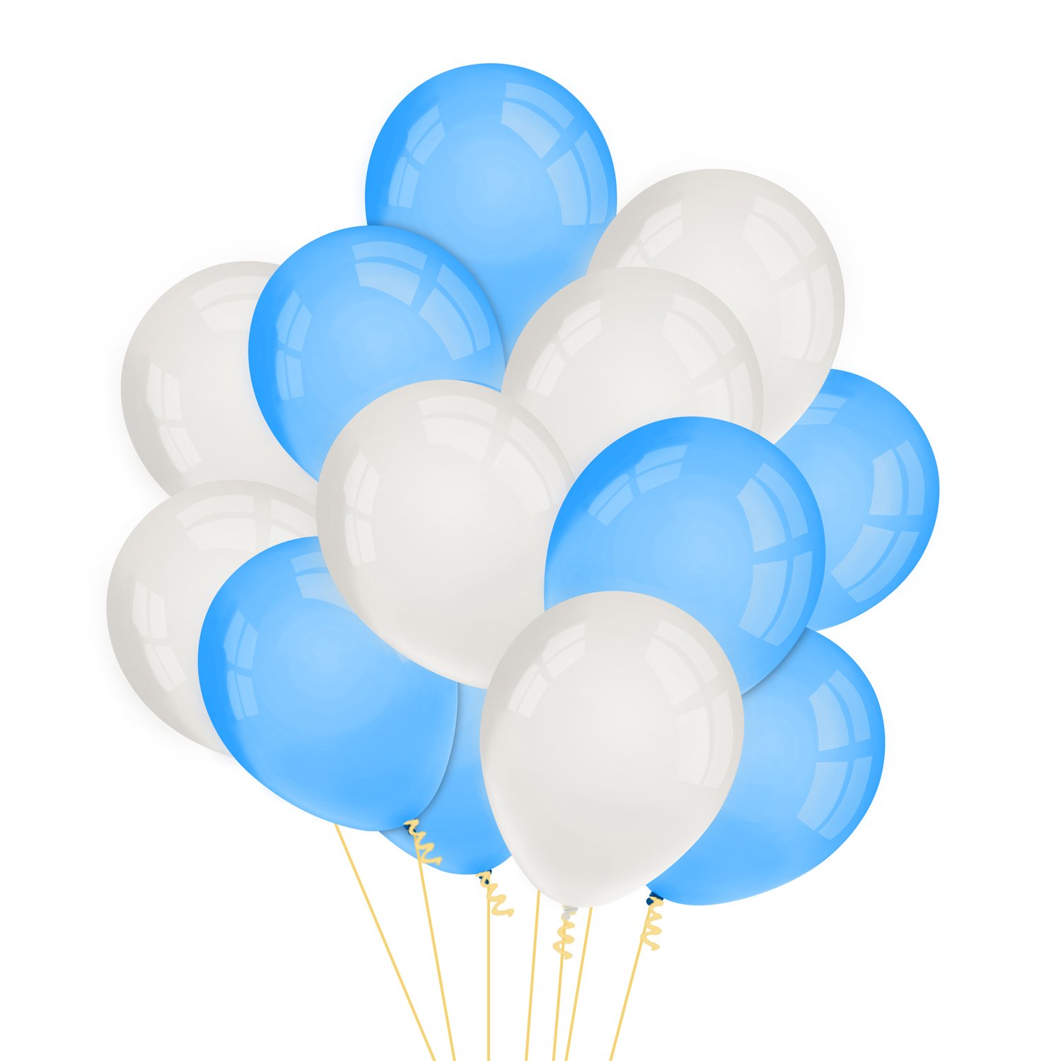 Foonii 22Pièces Happy Birthday Bleu Bannière Tissue Joyeux anniversaire Fête Thème Bleu Boules de Fleur en Papier Lanterne Guirlandes Fanions Kit, Thème Bleu anniversaire Fête