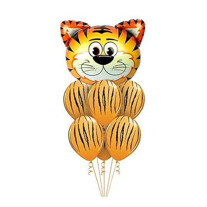 Fansuny Jungle Animal Tiger Balloons Kids Birthday Baby Shower