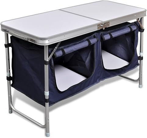 Anself Armario Plegable para Camping con Marco de Aluminio: Amazon.es