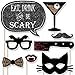 Big Dot of Happiness Spooktacular - Eat, Drink and Be Scary Halloween Party Photo Booth Props Kit - 20 Count