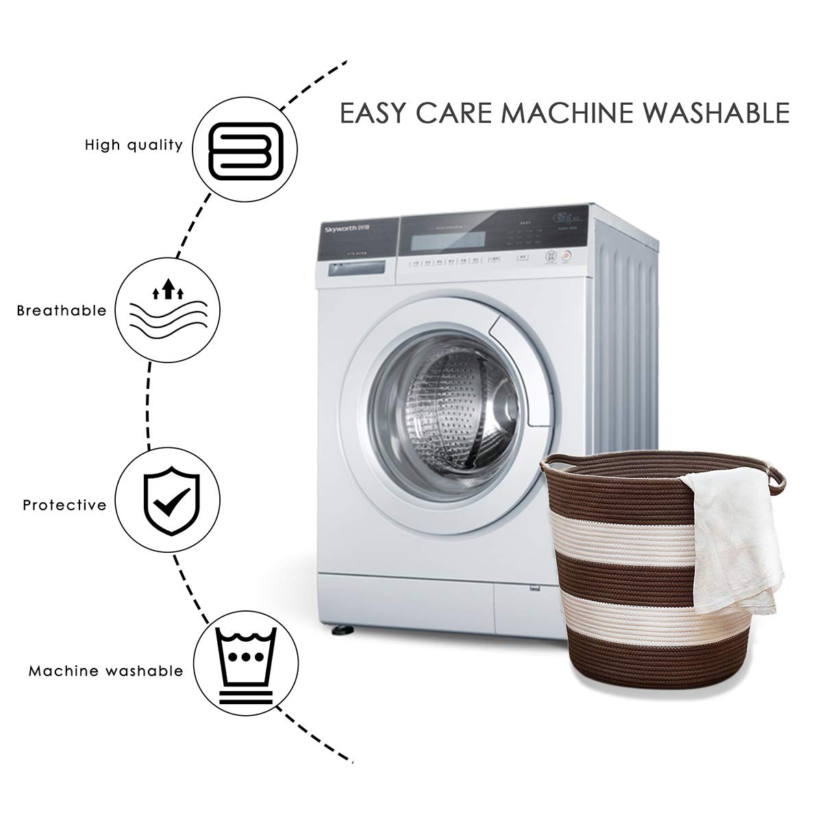 NOVA_FURNITURE Ottoman Slipcover, Sofa Slipcovers, Protector Covers, Microfiber,Blue