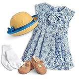 American Girl Historical BeForever Kit Kittredge Kit's Blue Play Dress Outfit 18 Inch Dolls