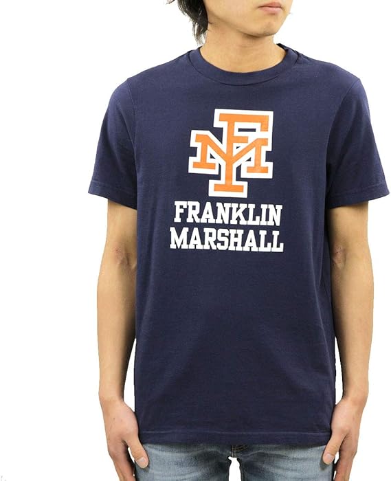 Amazon フランクリン マーシャル Tシャツ 正規販売店 Franklin Marshall 半袖tシャツ ロゴtシャツ Logo Crew Neck Tee Tsmf345an Tシャツ カットソー 通販