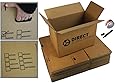 20 Strong Large Cardboard Storage Packing Moving House Boxes Double Walled with Fragile Tape and Black Marker Pen 18.8'' x 12.8'' x 10.4''