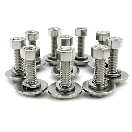 Bulloni 5/16-18x3/4 Cromati 10 Viti A Tappo Esagonali In Acciaio Inox 18 8 Misura 5 16 18x3 4 Finitura D 1040858 - Foto 4