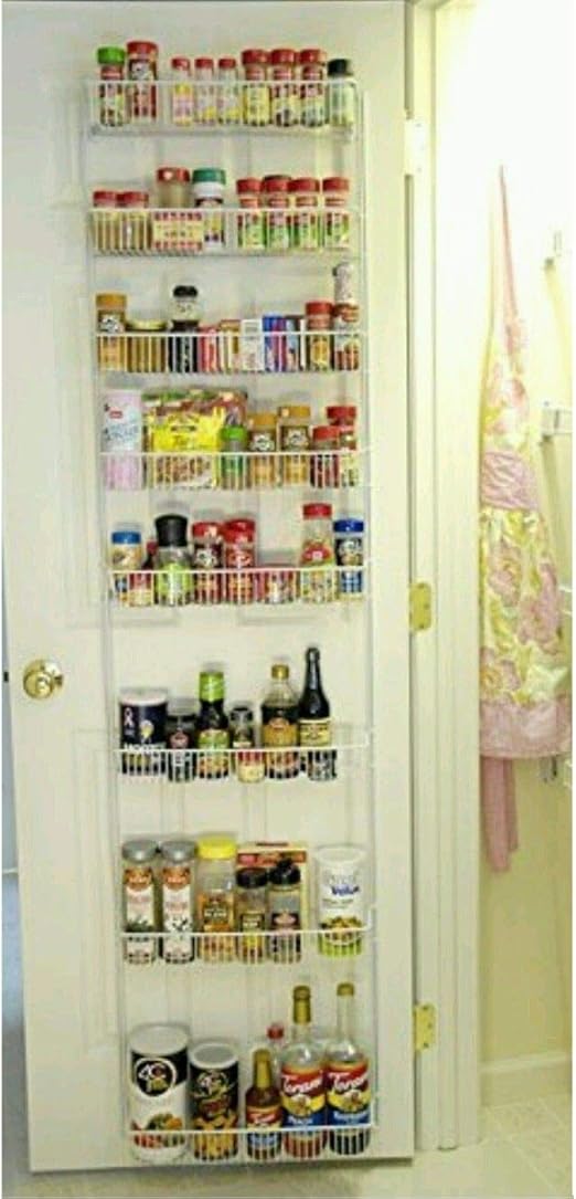 Amazon.com: Wire Rack Adjustable Closet Organizer Wall Back of Door