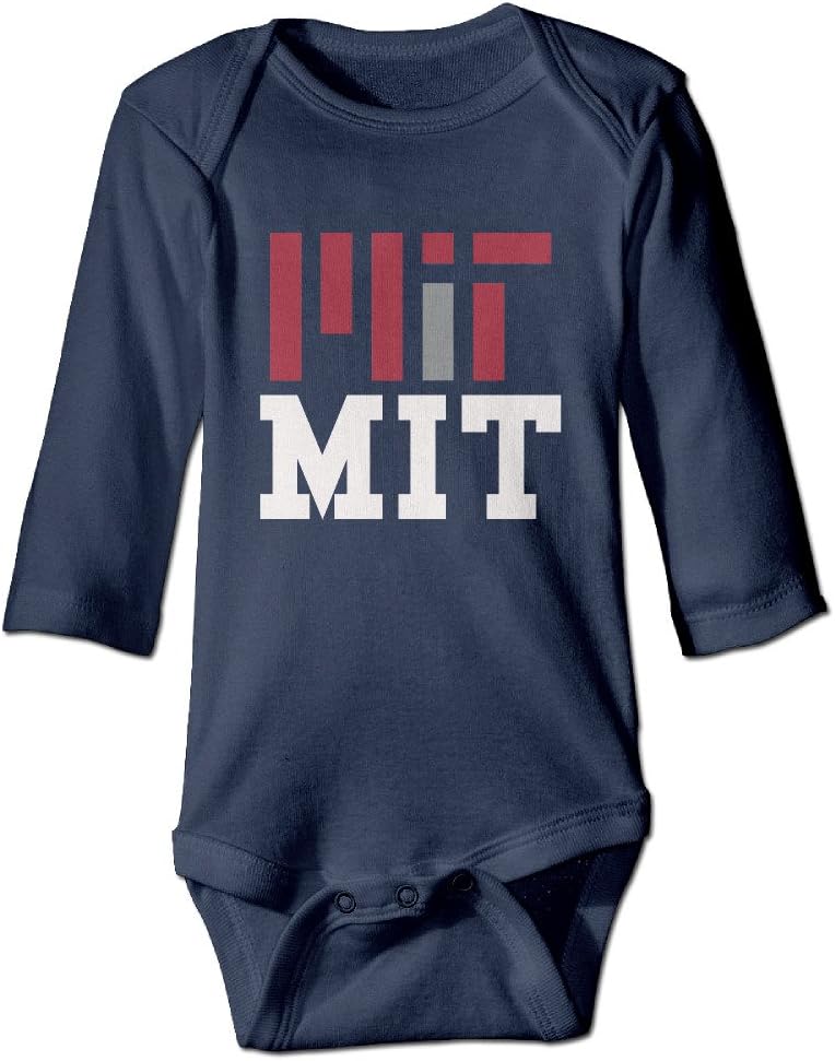 ALEXBY Babys Massachusetts Institute Of Technology MIT Long Sleeve Jumpsuit Outfits