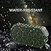 Waterproof Bluetooth Speaker, ToHayie IPX6 Outdoor Bluetooth Speaker with 1000mAh battery, 66- Foot Bluetooth Range & Built-in Mic for iPhone, Samsung and More (Green)