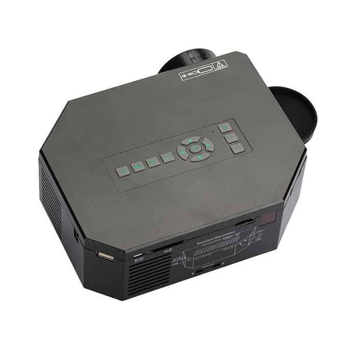 Amazon.com: Cewaal HD Video Projector, 150 LUMEN 1080P HD ...