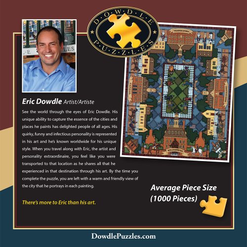 Dowdle Folk Art Williamsburg Quilt Jigsaw Puzzle (1000 Piece)