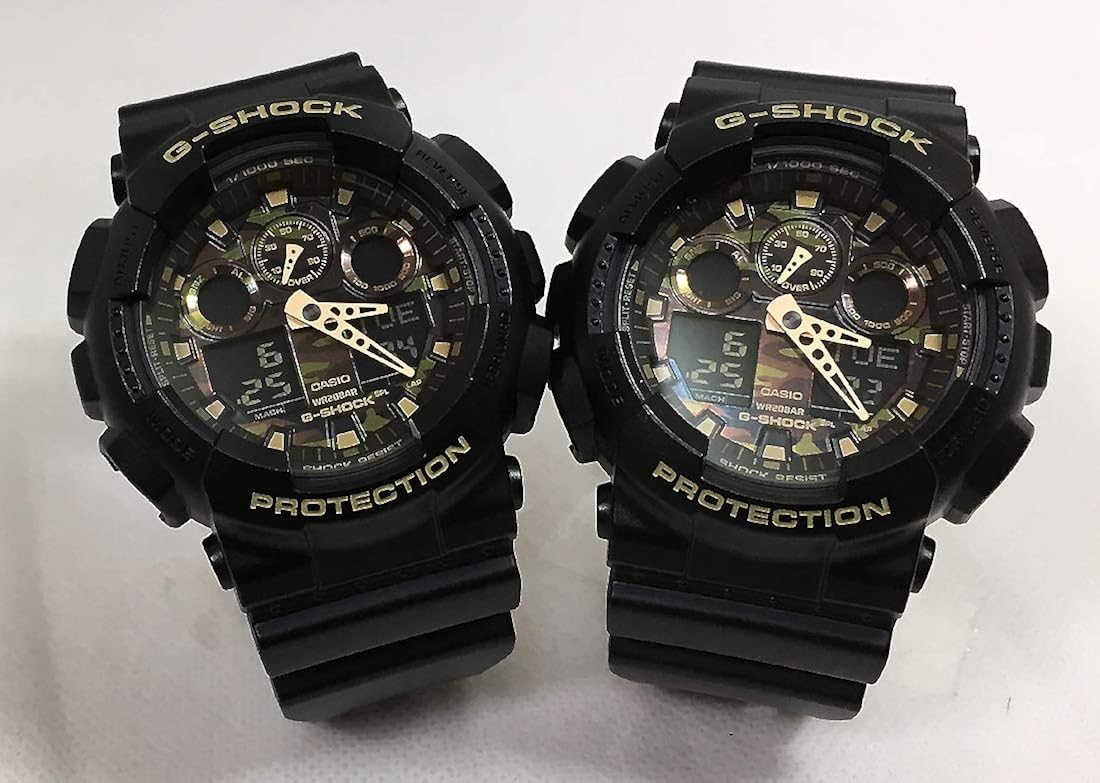 カシオcasio 腕時計 恋人たちのgショックペアウォッチ G Shock ペア腕時計 カシオ 2本セット Gショック ベビーg アナデジ Ga 100cf 1a9jfお揃い クリスマス プレゼント ギフト Xmas 人気 ラッピング無料 クリスマスカード メンズ腕時計 Amazon