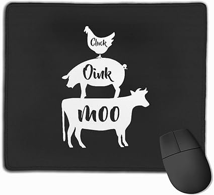 Amazon ファームアニマルズシルエットチキンピッグ牛 マウスパッド 25 30 大判 ノンスリップ 防水 ゲーミング おしゃれ マウスの精密度を上がる Zaea マウスパッド 通販