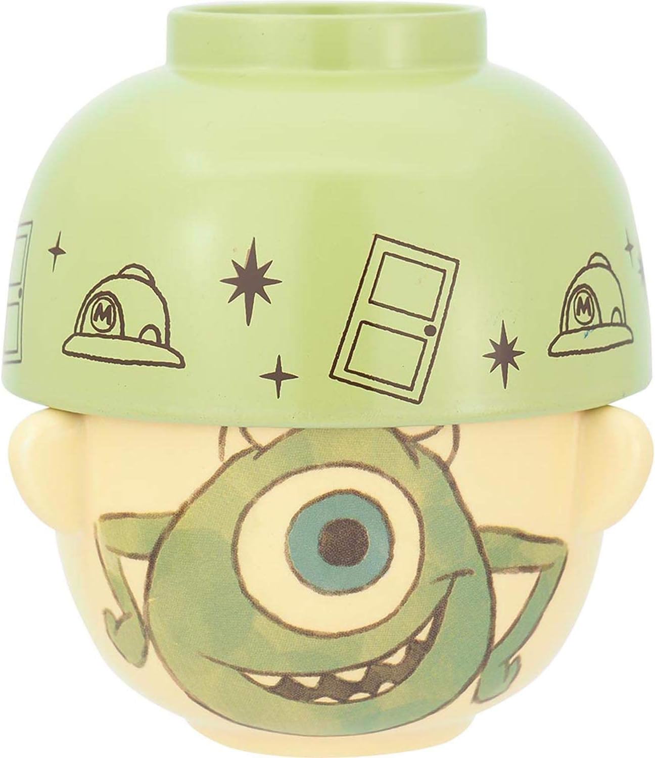 Amazon ディズニーピクサー モンスターズインク マイク クレヨンタッチ 汁椀 茶碗 セット 約300g San3078 7 子ども用ボウル オンライン通販