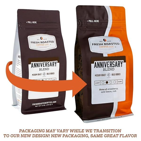 FRESH ROASTED COFFEE, FRC MEDIUM ROAST BLEND, 12 OZ, KOSHER, GROUND