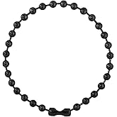 Sacina Y2k Aesthetic Emo Beaded Ball Chain Necklace, Gothic Punk Grunge Necklace, Christmas Jewelry Gift