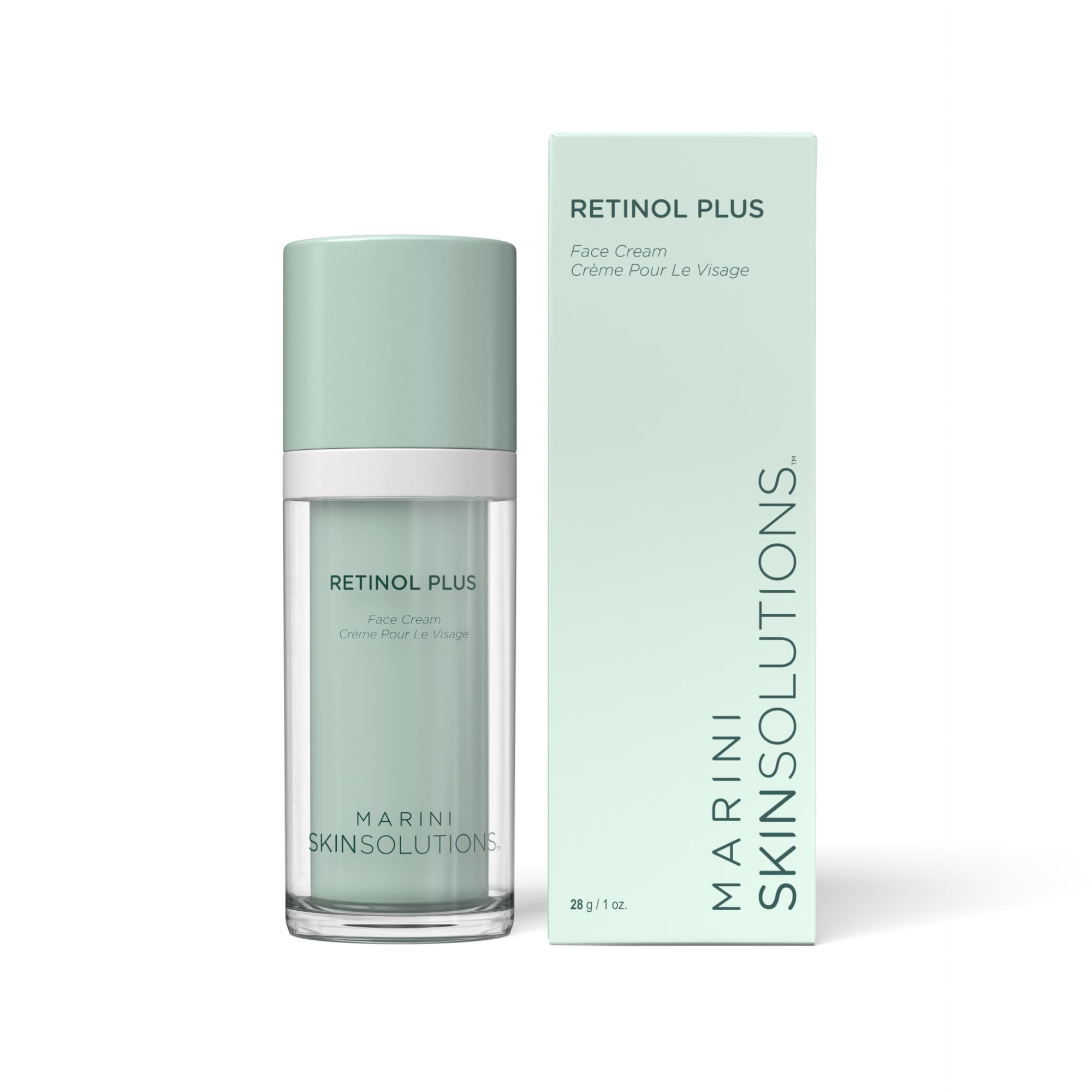 Photo 1 of Marini SkinSolutions Retinol Plus - Anti-Aging Face Lotion with Peptides, Antioxidants & Hyaluronic Acid - Reduces Look of Fine Lines, Wrinkles & Texture - Cruelty Free - Made in the USA - 1 fl oz