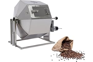 CUBELLIN 14.5L Commercial Coffee Bean Roaster Stainless Steel Coffee Bean Baking Machine Automatic Rotary Gas Burner Drum Roaster Machine