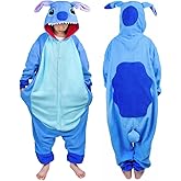 Wishliker Kids Animal Onesie Pajamas Halloween Cosplay Costume One Piece Christmas Girls Boys Party Wear