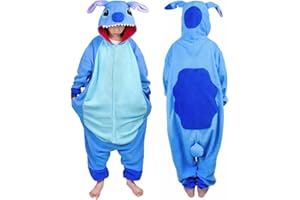 Wishliker Kids Animal Onesie Pajamas Halloween Cosplay Costume One Piece Christmas Girls Boys Party Wear