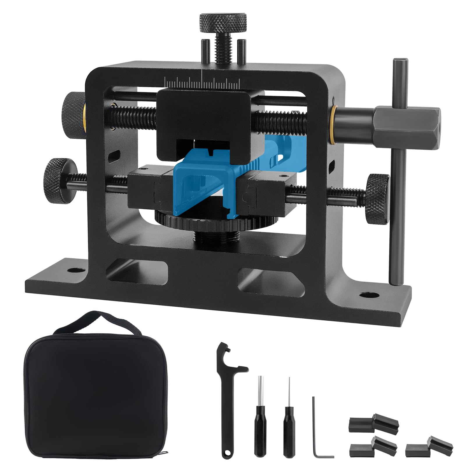 Photo 1 of Heavy Duty Universal Sight Pusher Tool with Front Sight, Magazine Removal and Pin Tapping Tool for Removing and Adjusting Front and Rear Sights on Glocks 19/43 and Similar Model Pistols, Black
