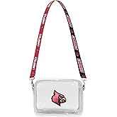 Littlearth Womens NCAA Clear Fanny Fan Purse With Team's 3D Logo