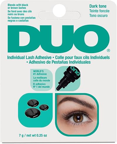 Duo Dark Lash Glue Individual Lash Adhesive 7 g Latex Free Rapid Dry