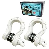 HOUERT Heavy Duty D-Ring Shackle, 68,000 lbs Break