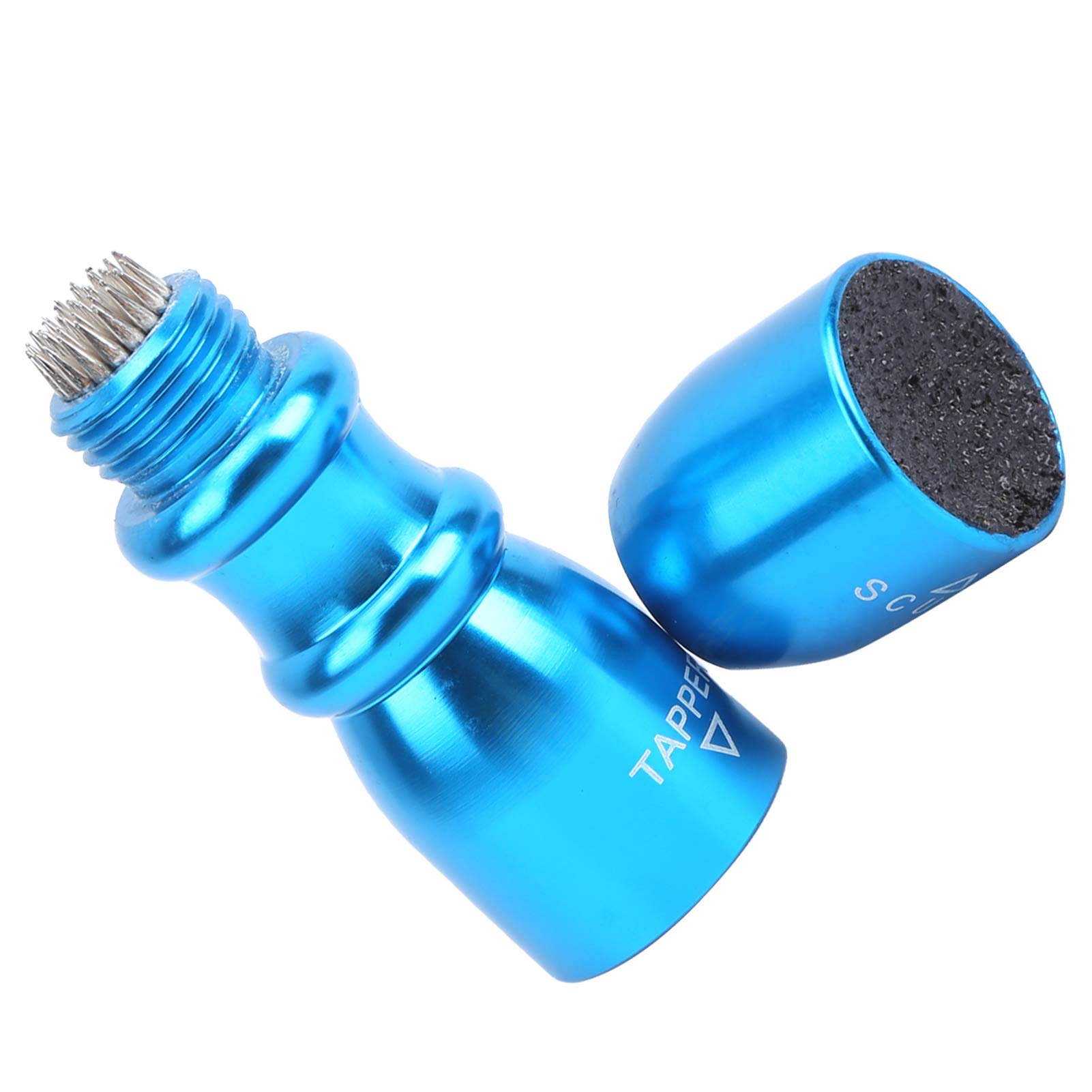 Keenso Billiard Pool Cue Tip Shaper, 3 in 1 Pool Cue Tip Tool, Stainless Steel Repair Kit for Pool Stick Maintenance