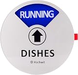 Kichwit Dishwasher Magnet Clean Dirty Running Empty Sign Indicator with 4 Inch view 4