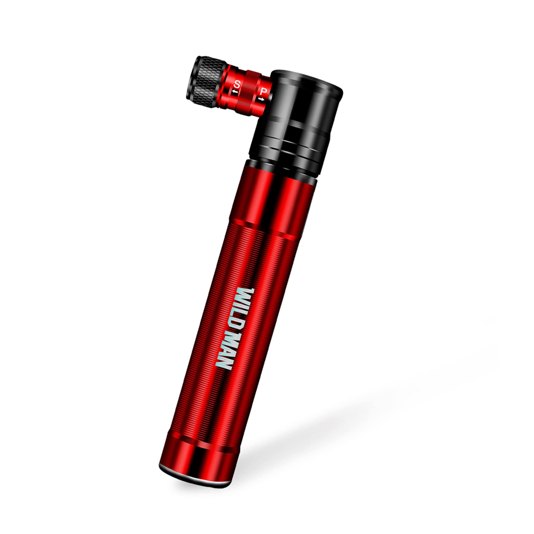 HNVNER Mini Bike Pump,Alloy Portable Bicycle Tire Pump,Super Fast Tyre Inflation and Easy to Switch Between Schrader and Presta Valve,Perfect for Road, Mountain and BMX Bikes