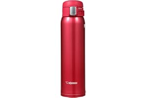 Zojirushi SM-SA60RW Stainless Steel Mug, 20-Ounce, Clear Red