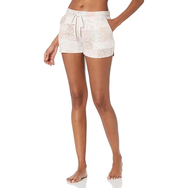PJ Salvage Damen Lounge-Top Aus Modal – Batik-Muster, Entspannte Passform