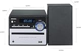 Roxel RCD-230BT Micro CD Player with USB BT FM AUX Remote Control view 2