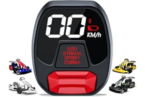 HULKGOO Gokart Stopwatch Assembly Instrument Display Compatible with Segway Ninebot Gokart Lamborghini/Gokart PRO/Gokart Kit,Electric Kart Speedmeter Replacements Original Accessories
