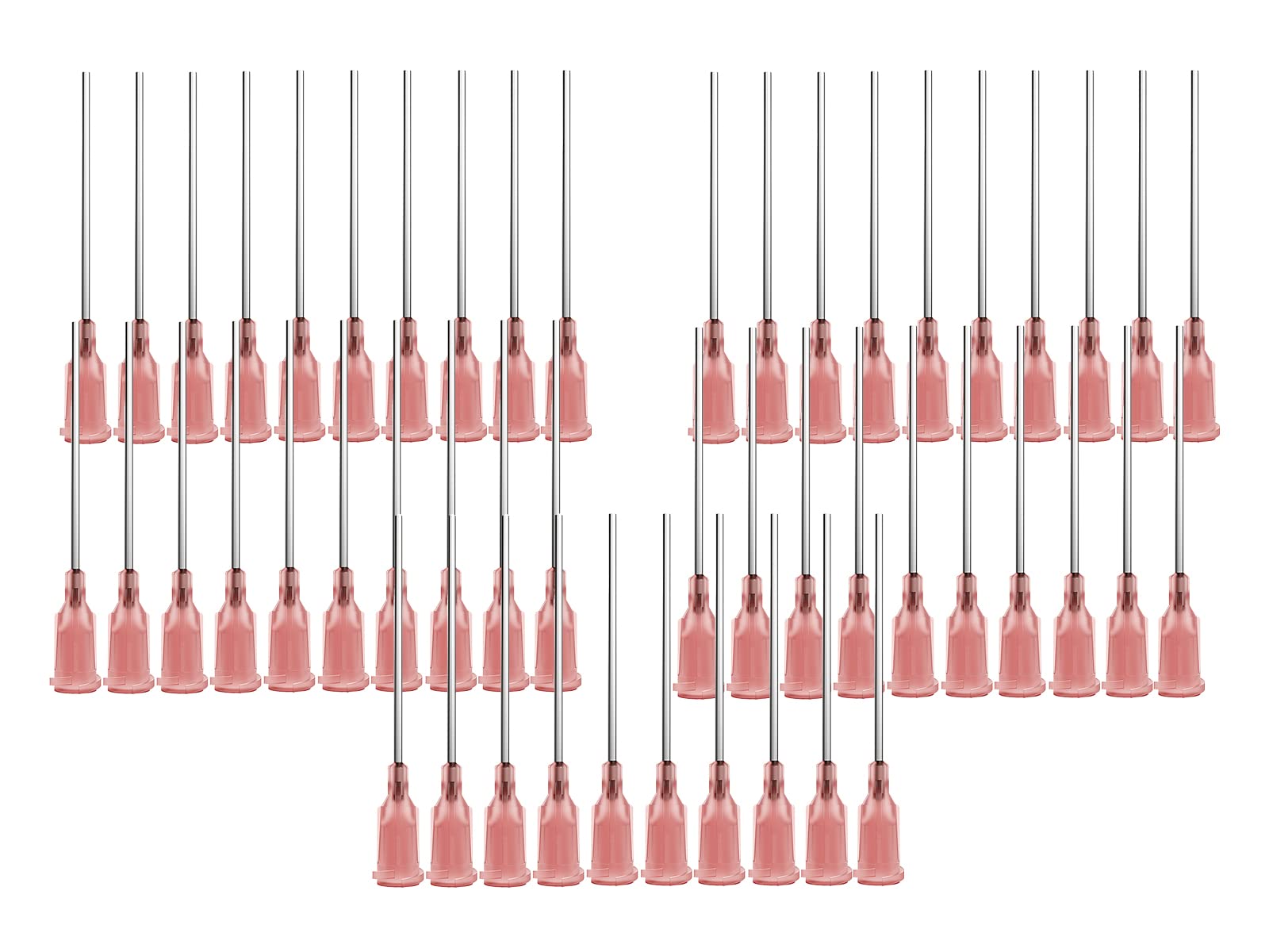 Oqard Precision Liquid Dispenser, Pink 18G - Pack of 50