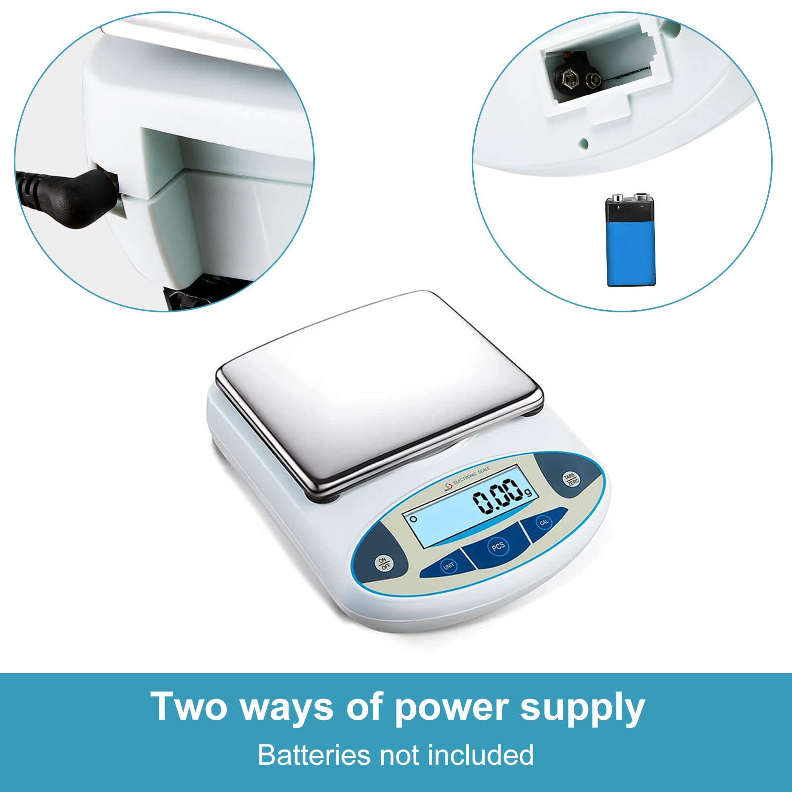 Lab Scale 5000g X 0.01g Accuracy High Precision Electronic Analytical ...