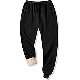 IIMMER Unisex Kids Winter Active Sherpa-Lined Fleece Sweatpants Warm Athletic Jogger Pants with Pockets 3-14 Years