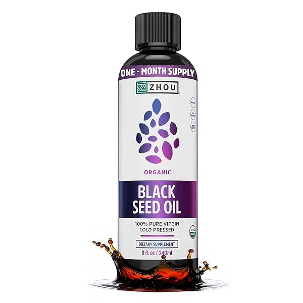 ZHOU ORGANIC BLACK SEED OIL – BLACK CUMIN...