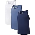 DAVID ARCHY Men's Tank Top Bamboo Rayon Undershirts Tank Shirt Moisture-Wicking A-Shirt for Men, 3 or 5 Pack