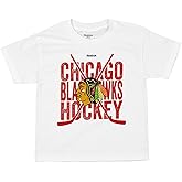 Outerstuff NHL Youth Boy's (8-18) "Cross Sticks Short Sleeve Graphic Tee