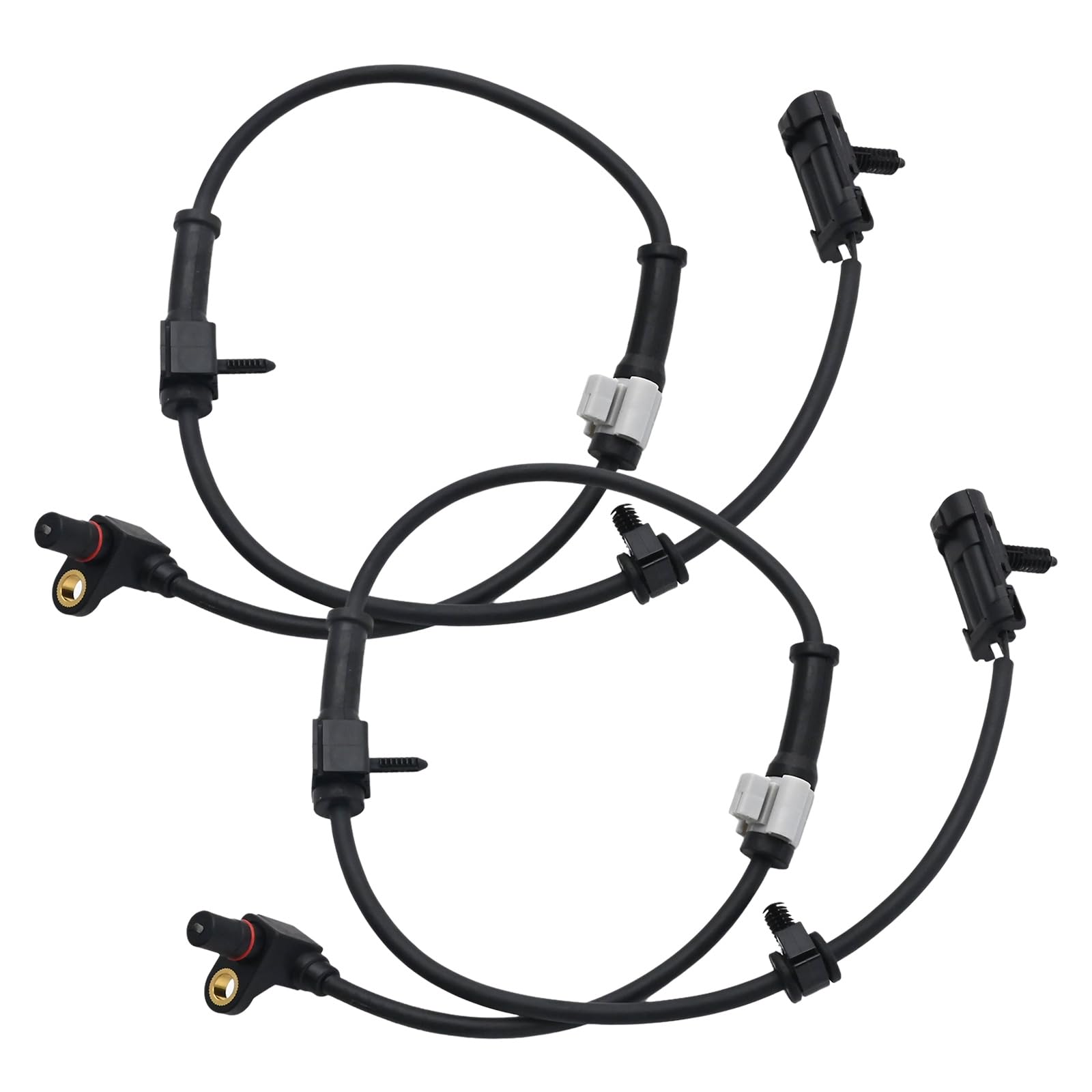 Photo 1 of 2 PCS ABS Wheel Speed Sensor Front Replacement for Chevy Avalanche Express Silverado Suburban Tahoe Hummer H2 GMC Savana Sierra Yukon XL 2000 2001 2002 2003 2004 2005 2006, 15037208 ALS482