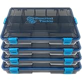Reaction Tackle Ultimate Tackle Box Trays: Boxes to Organize and Store in Your Fishing Tackle Bag! For Anglers on The Go - 3600 Tackle Tray and 3700 Tackle Trays - Plastic Storage Tackle Box Conatiner