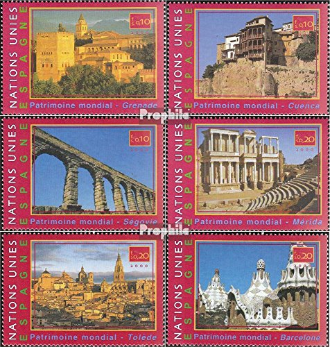 UN - Geneva 401-406 (Complete.Issue.) 2000 Culture- and Natural Heritage (Stamps for Collectors)