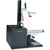 U.S. Solid Automatic Label Dispenser, Aluminum Body, for Translucent and Opaque Labels, 0.4-4.52 in Wide, 0.32-5.11 in Long, up to 1.77 in/s, Single and Multi-Row, for Barcodes and Stickers