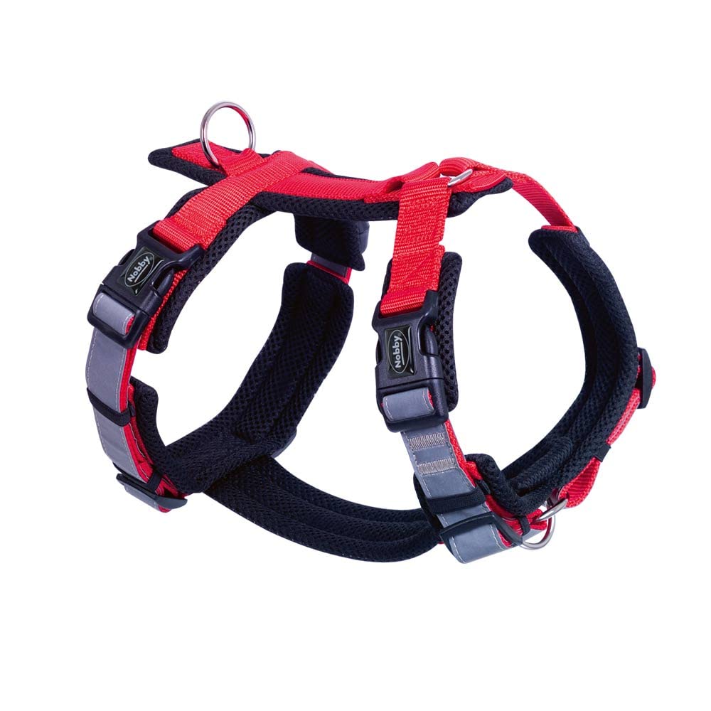 Nobby Daily Walk Comfort Harness, Red, S: Chest: 30-36 cm, Belly: 46-56 cm, Pack of 1