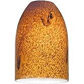 Art Glass Dome Shade - Lipless with 1-5/8-Inch Fitter Opening
