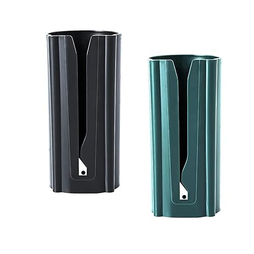 2pcs Wrapping Paper Cutter, Upgraded Gift Wrap Cutter, Christmas Wrapping Paper Roll Cutting Tools, Easy Slide Wrapping Paper Cutter Trimmer, DIY Handmade Gift, Black+green