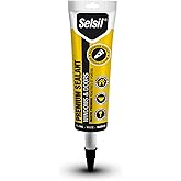Selsil Siliconized Super Acrylic Latex Sealant, Indoor & Outdoor Paintable Caulk - Flexible, Weather & Moisture Resistant, Wh