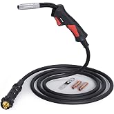 ARCCAPTAIN MB15 15AK MIG Welding Gun Torch Stinger 10ft (3m) Replacement | for MB15 MIG Gun Torch, Euro Connection for MIG200, MIG200FIT, MIG200ELITE, MIG160FIT